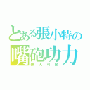 とある張小特の嘴砲功力（無人可敵）