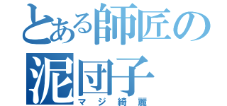 とある師匠の泥団子（マジ綺麗）