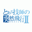 とある技師の突然飛行Ⅱ（フライハイ）