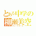 とある中学の柳瀬美空（キュートガール）