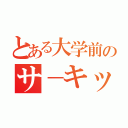 とある大学前のサ－キット（）