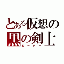 とある仮想の黒の剣士（ビーター）