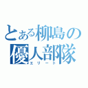 とある柳島の優人部隊（エリート）