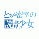 とある密室の読書少女（パチュリー）