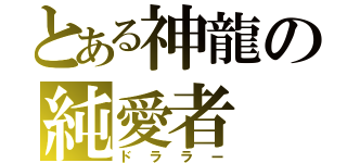 とある神龍の純愛者（ドララー）