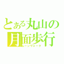 とある丸山の月面歩行（ムーンウォーク）