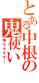 とある中根の鬼使い（鴨川ホルモー）