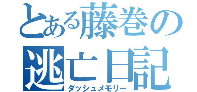 とある藤巻の逃亡日記（ダッシュメモリー）