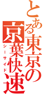 とある東京の京葉快速（シーサイド）