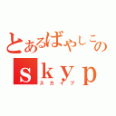 とあるばやしこのｓｋｙｐｅ（スカイプ）