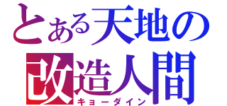 とある天地の改造人間（キョーダイン）