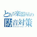 とある楽器屋の防音対策（インシュレーション）