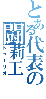 とある代表の闘莉王（トゥーリオ）