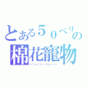 とある５０ベリーの棉花寵物（トニートニー・チョッパー）