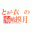 とある衣の海底摸月（ハイテイラオユエ）