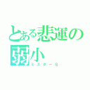 とある悲運の弱小（ミスターＳ）