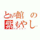 とある館の紫もやし（パチュリー）