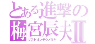 とある進撃の梅宮辰夫Ⅱ（ソフトオンデウメミヤ）