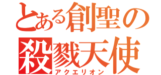 とある創聖の殺戮天使（アクエリオン）