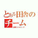 とある田舎のチーム（白馬リトルリーグ）