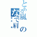 とある嵐のなで肩（櫻井 翔）