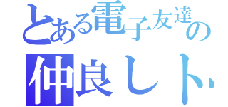 とある電子友達☆彡の仲良しトーク（）