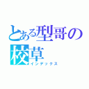 とある型哥の校草（インデックス）