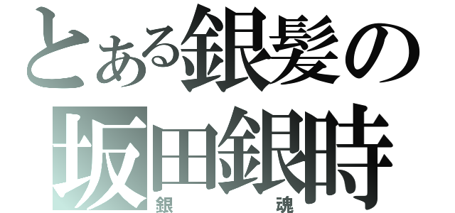 とある銀髪の坂田銀時（銀魂）