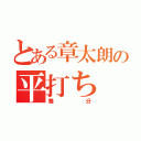 とある章太朗の平打ち（養分）