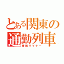 とある関東の通勤列車（青梅ライナー）