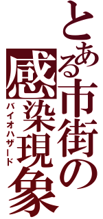 とある市街の感染現象（バイオハザード）