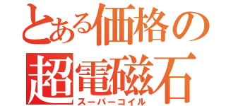 とある価格の超電磁石（スーパーコイル）