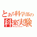 とある科学部の科楽実験（サイエンスショー）