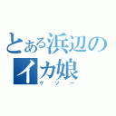 とある浜辺のイカ娘（ゲソー）