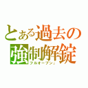 とある過去の強制解錠（フルオープン」）