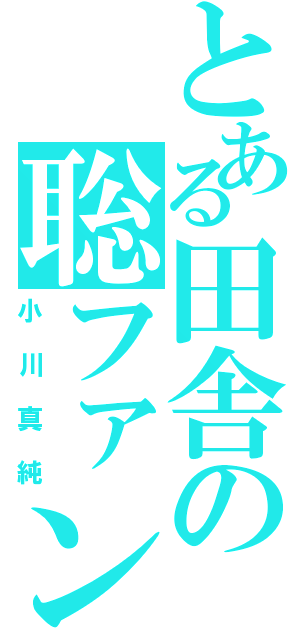 とある田舎の聡ファン（小川真純）