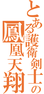 とある護衛剣士の鳳凰天翔駆（）