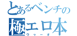 とあるベンチの極エロ本（ウヮーオ）