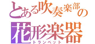 とある吹奏楽部の花形楽器（トランペット）