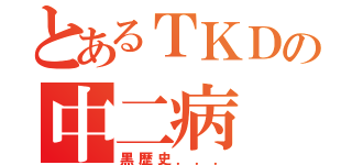 とあるＴＫＤの中二病（黒歴史．．．）