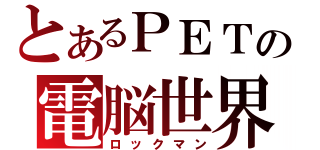 とあるＰＥＴの電脳世界（ロックマン）