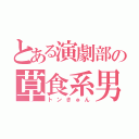 とある演劇部の草食系男子（トンきゅん）