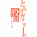 とあるガブリーの股関（インデックス）