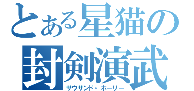 とある星猫の封剣演武（サウザンド・ホーリー）