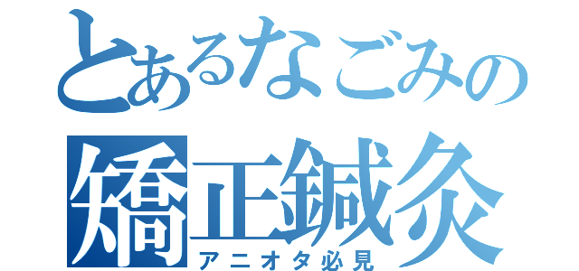 とあるなごみの矯正鍼灸（アニオタ必見）