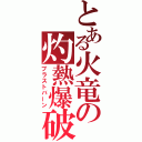 とある火竜の灼熱爆破（ブラストバーン）