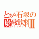 とある石塚の炭酸飲料Ⅱ（シュワサン）