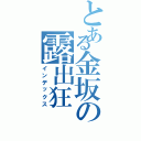 とある金坂の露出狂Ⅱ（インデックス）