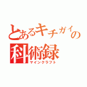 とあるキチガイ達の科術録（マインクラフト）