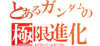 とあるガンダムの極限進化！（エクストリームガンダム）